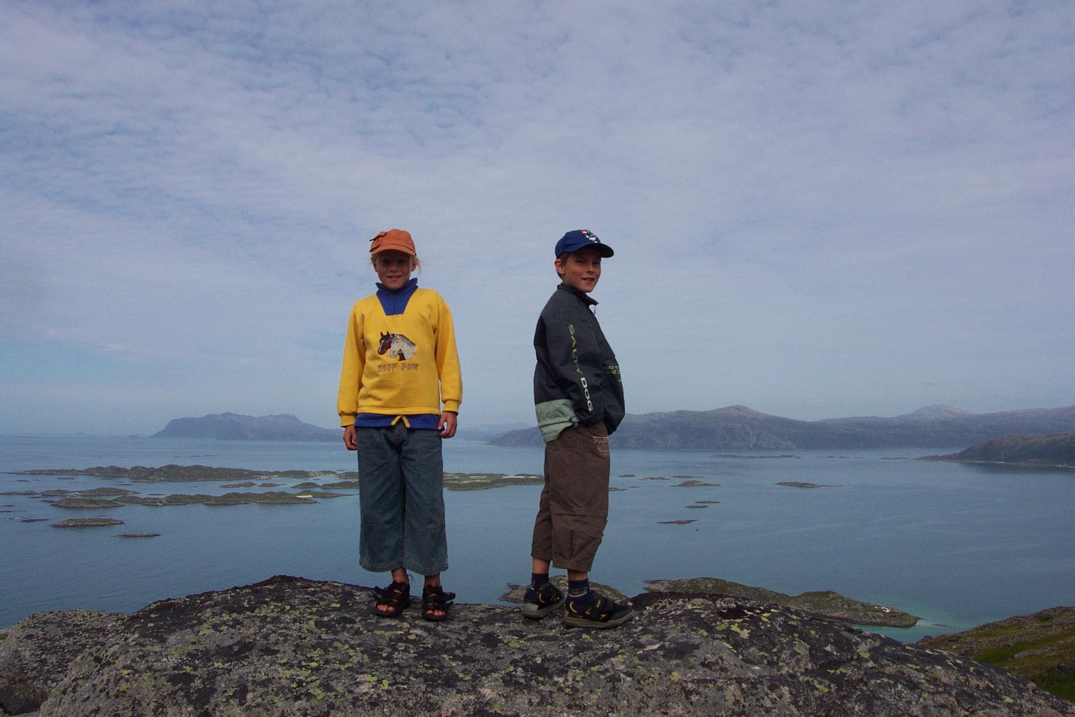 Bram en Ananke op Vengsøy